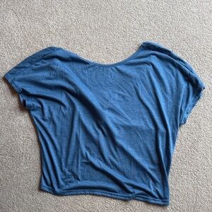 Oversized open back top